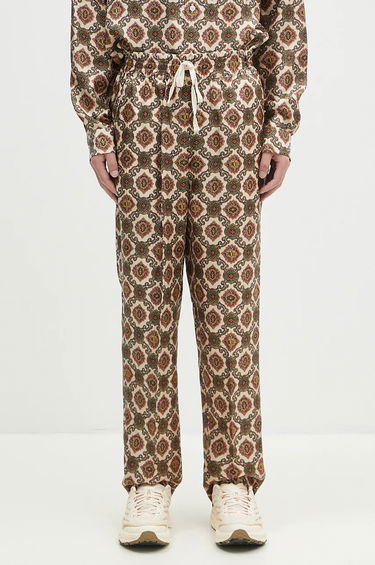Nohavice Drôle de Monsieur Le Pantalon Renzo Silk Straight-Leg Trousers Béžová | E.BP152.SE006.BG, 0