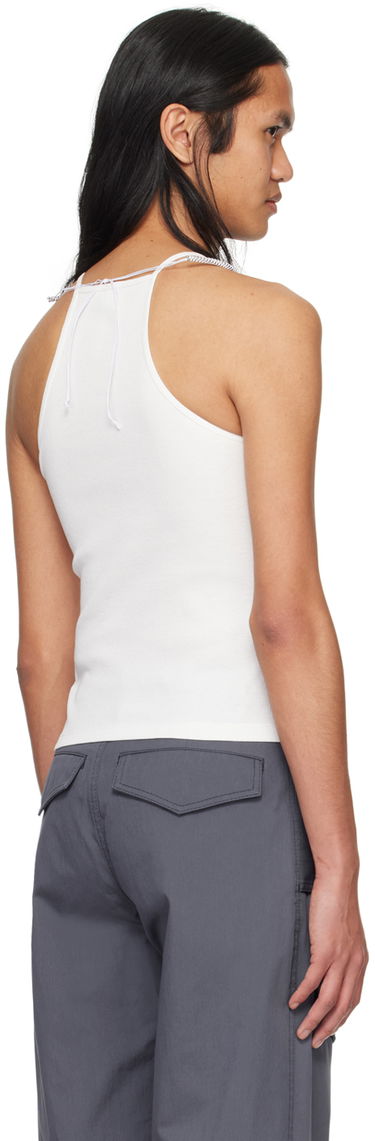 Tielko Dion Lee Slim-Fit Tank Top Biela | C3166PS24, 2