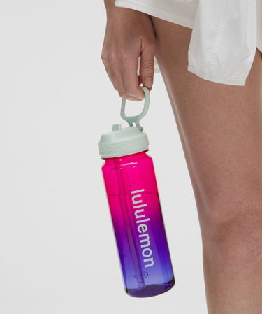 Fľaše lululemon Back to Life 710ml Water Bottle with Straw Ružová | prod11870448, 3