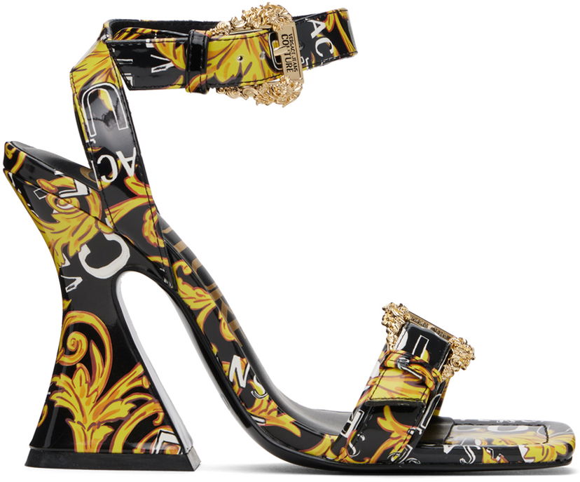 Doplnky Versace Versace Jeans Couture Kirsten Heeled Sandals Rôznofarebný | E76VA3S36_EZS366