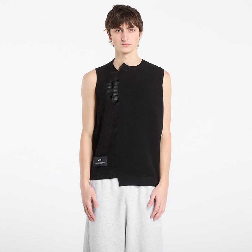 Vesta Y-3 Y-3 Gfx Knitted Vest Čierna | KH0420