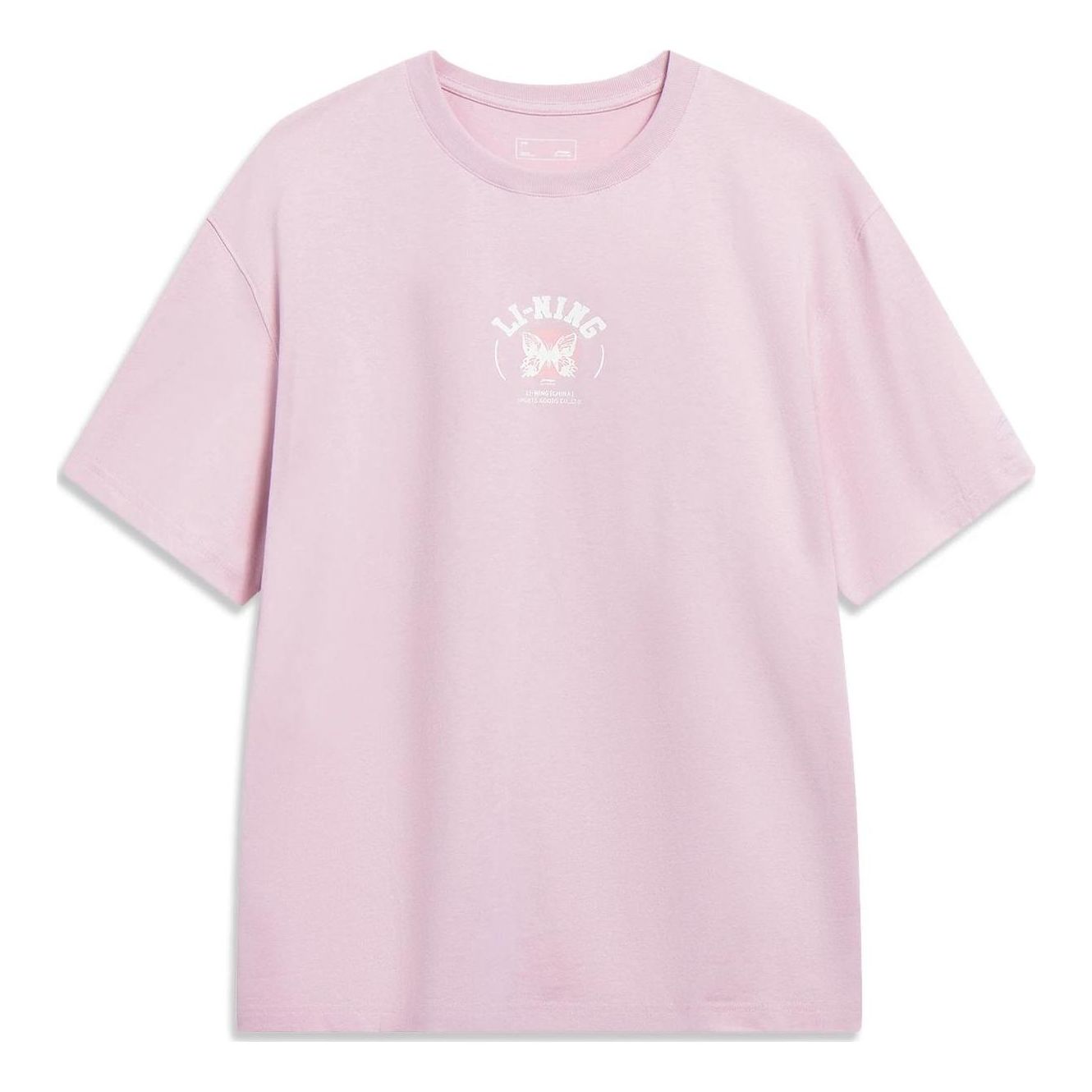Tričko Li-Ning Butterfly Graphic T-Shirt Ružová | AHST207-4, 0