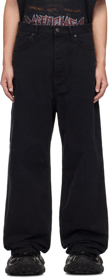Džínsy Balenciaga Baggy Jeans Čierna | 745213TQW833207, 0