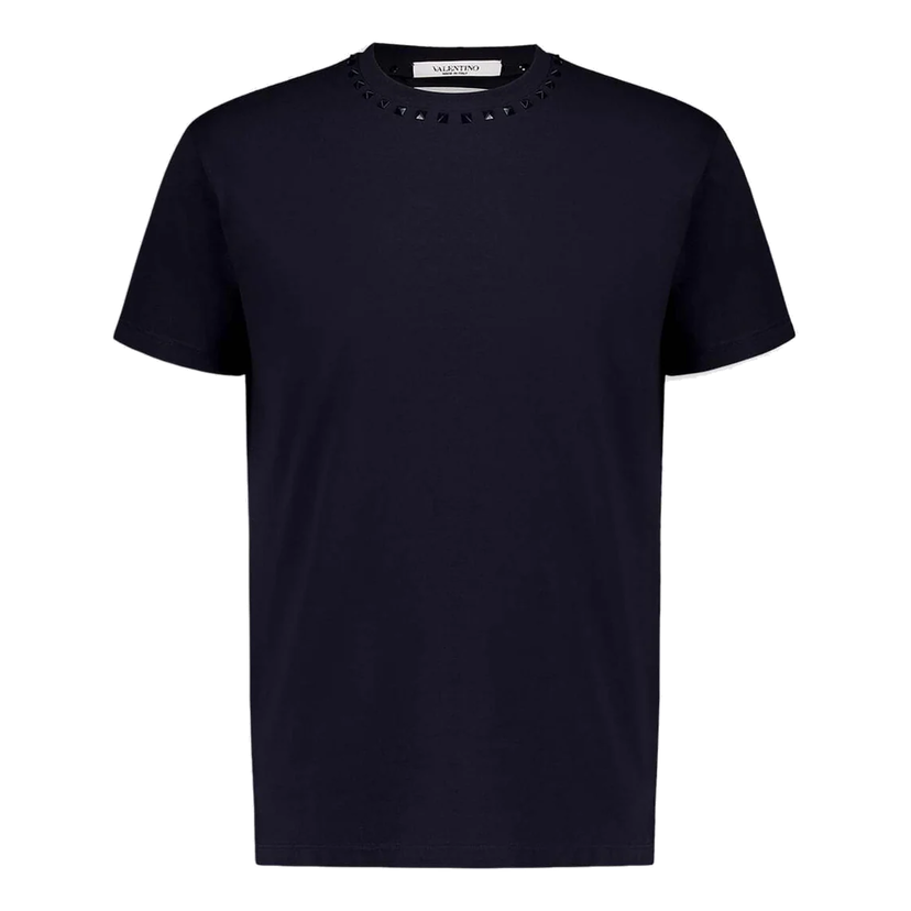 Tričko Valentino Rockstud T-Shirt Modrá | 4V3MG08X959598