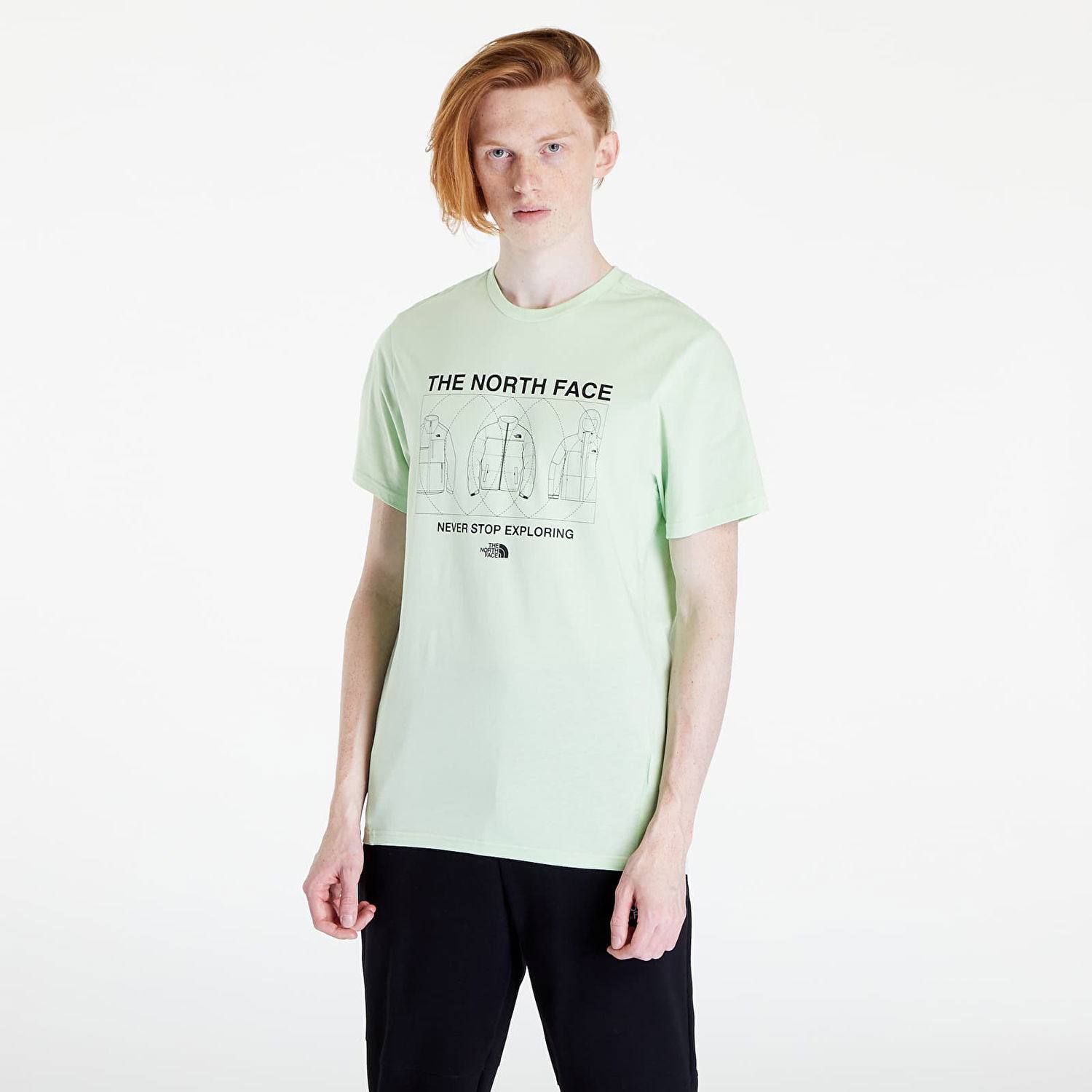 Tričko The North Face Coordinates Tee 2 Zelené | NF0A7X2I6S01, 0