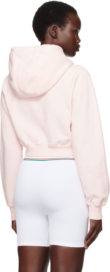 Mikina Casablanca Rubber Patch Crop Hoodie Ružová | WPS25-JTP-120-01, 2