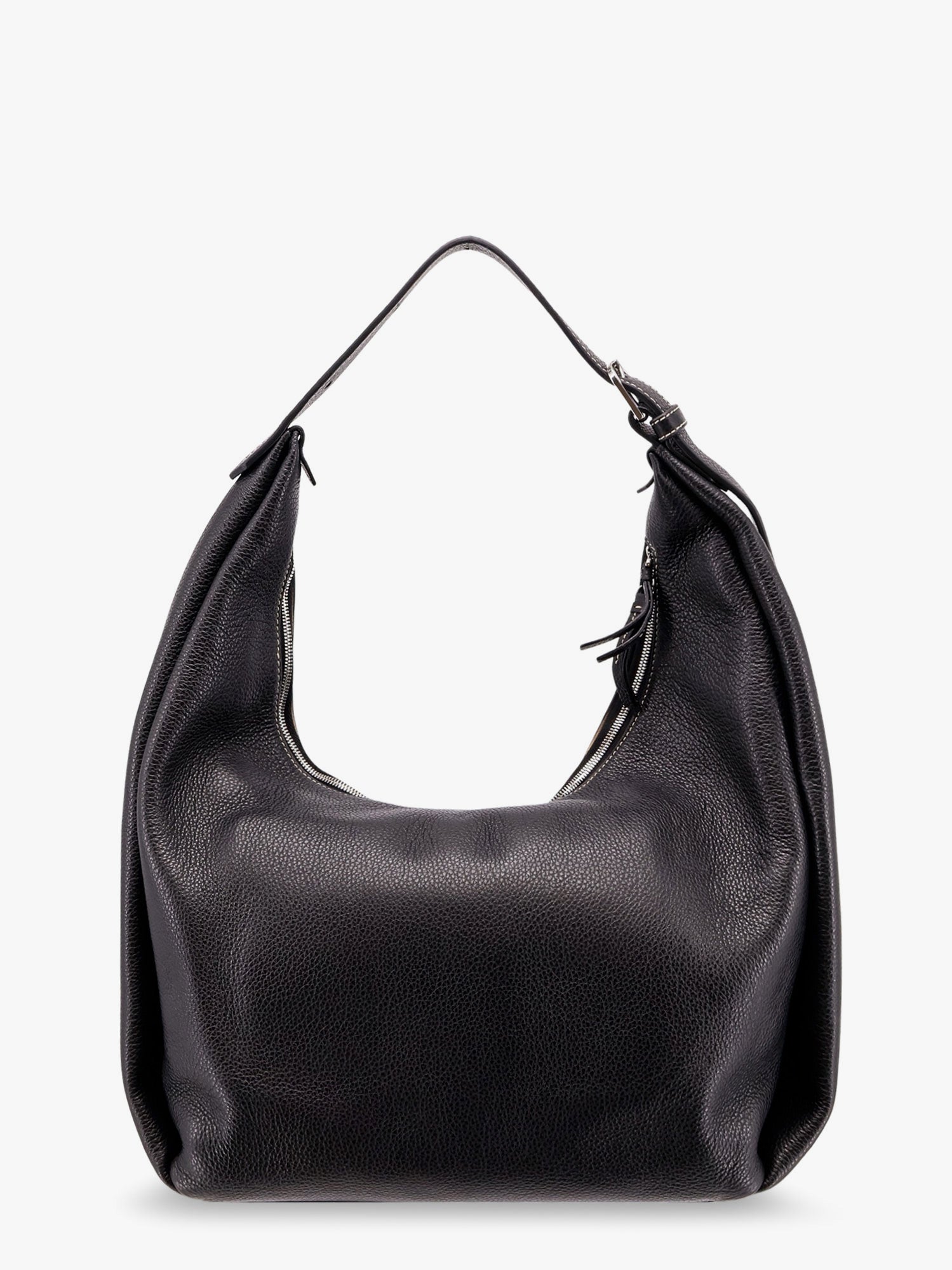 Kabelka TOTEME Toteme Black Leather Shoulder Bag Čierna | 2339106613200, 1