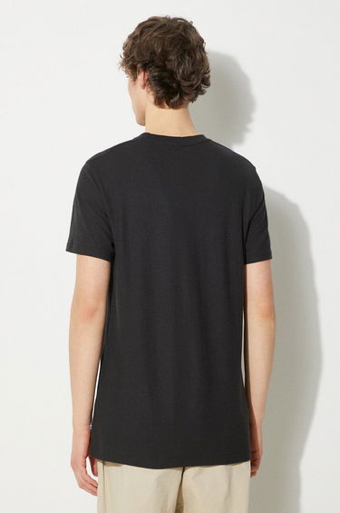 Tričko FJÄLLRÄVEN Hemp Blend T-Shirt With Print Čierna | F12600215.550, 1
