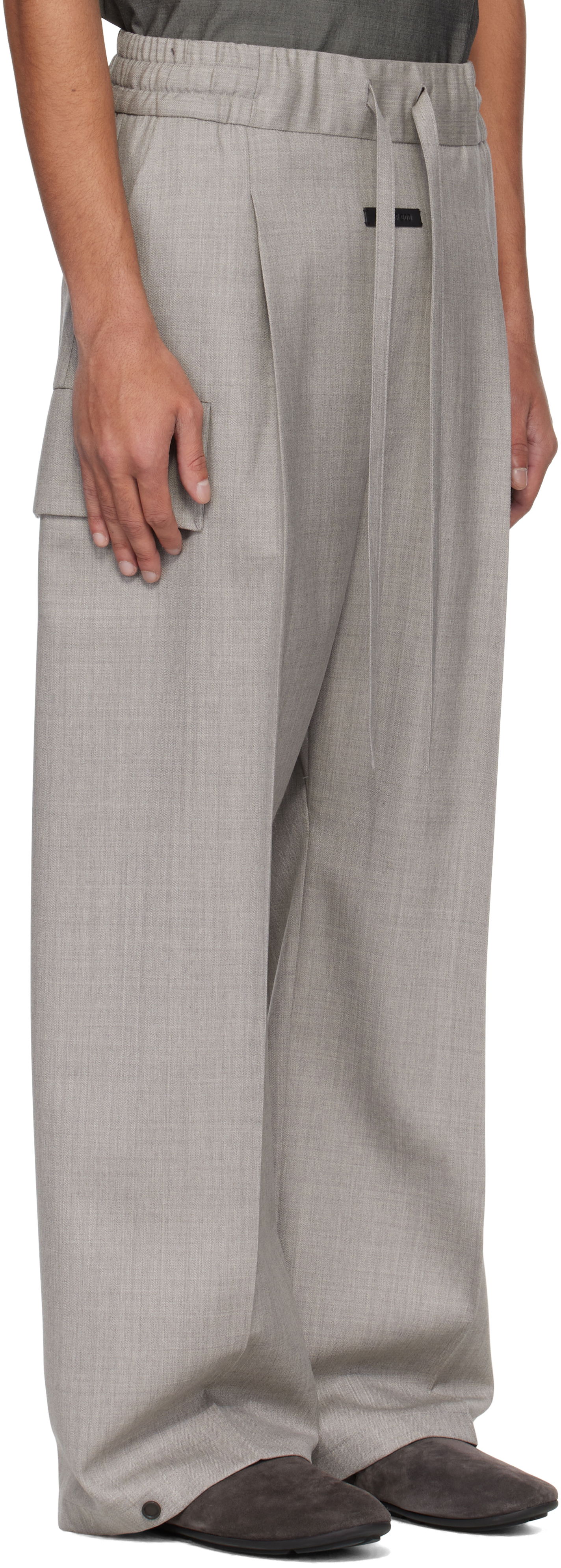 Nohavice Fear of God Fear of God Wide Leg Cargo Pants Šedá | FGE240-402HWH, 1