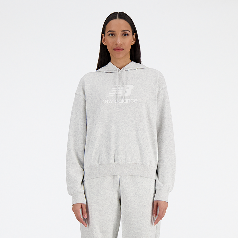 Mikina New Balance hoodie Šedá | WT41504AHH, 0