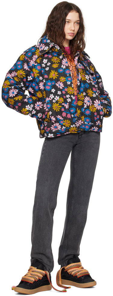 Bunda ERL Floral Print Denim Jacket Rôznofarebný | ERL07J002, 3