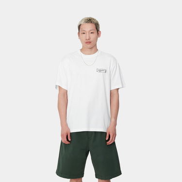 Tričko Carhartt WIP Stamp Graphic T-Shirt Biela | I033670_9, 0