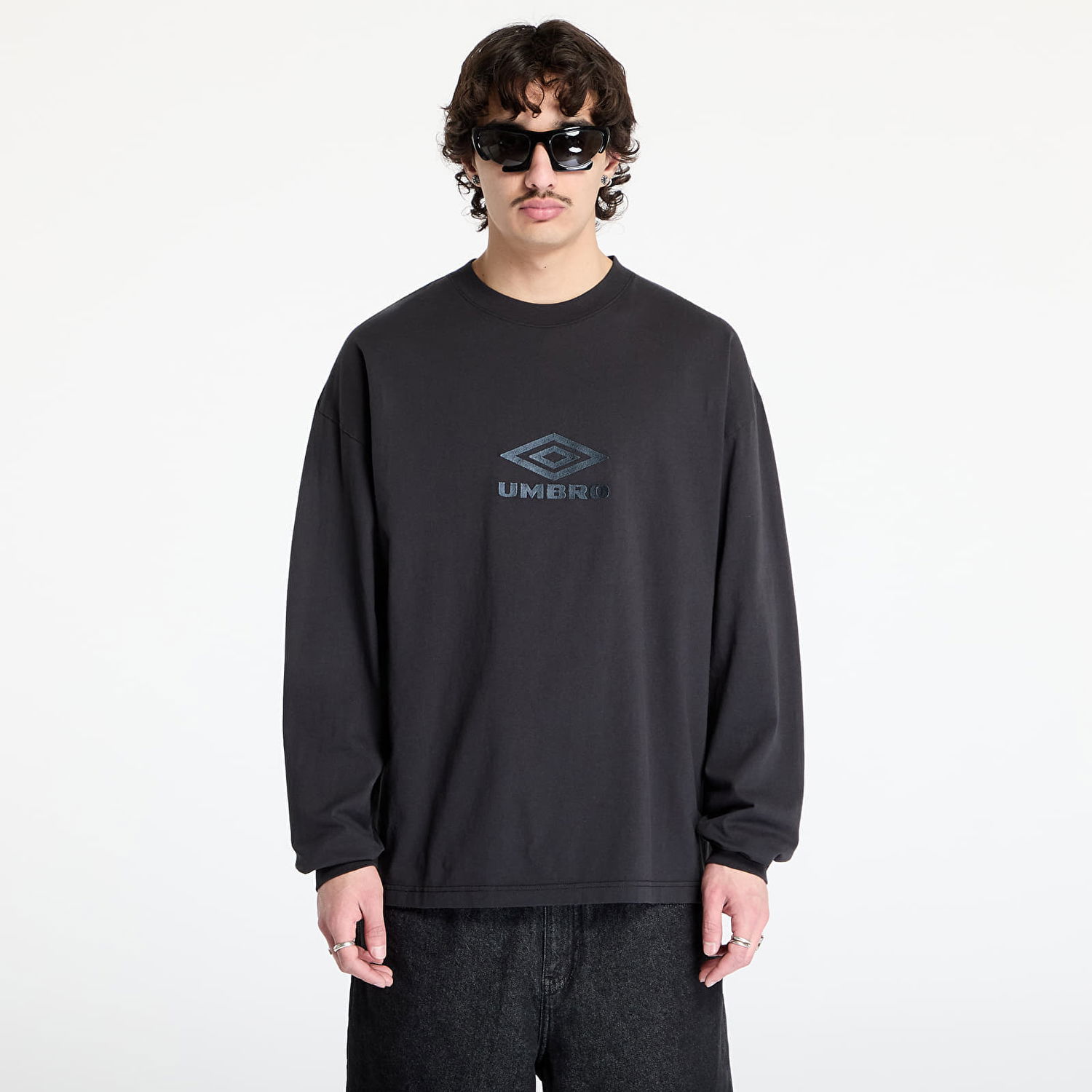 Mikina Umbro Umbro OG Logo Long Sleeve T-Shirt Čierna | UBMW0237JY54 BLK0020, 0