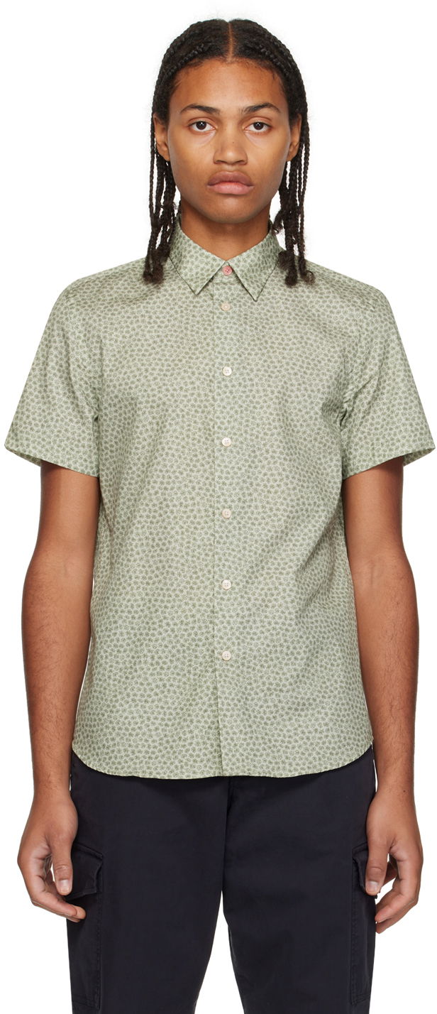 Košeľa Paul Smith PS Paul Smith Floral Print Shirt Zelené | M2R-619P-L21839, 0