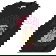 Wool Knit Vest with Puppy Design and 'Have a nice day!' Slogan