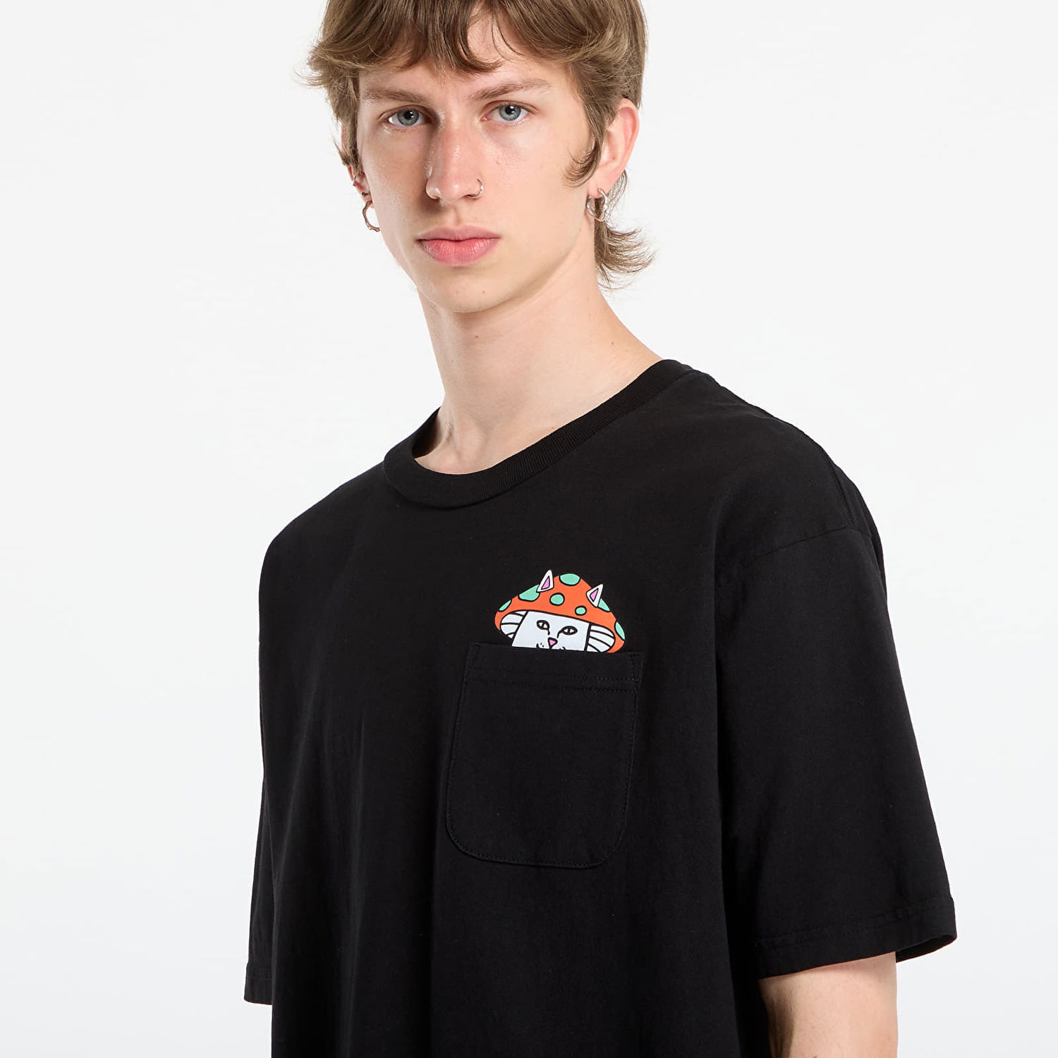 Tričko RIPNDIP RIPNDIP Lord Shroomy Pocket T-Shirt Čierna | RNDFALL25141, 1