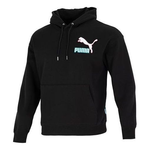 Mikina Puma Fandom Logo Graphic Hoodie Čierna | 537749-01