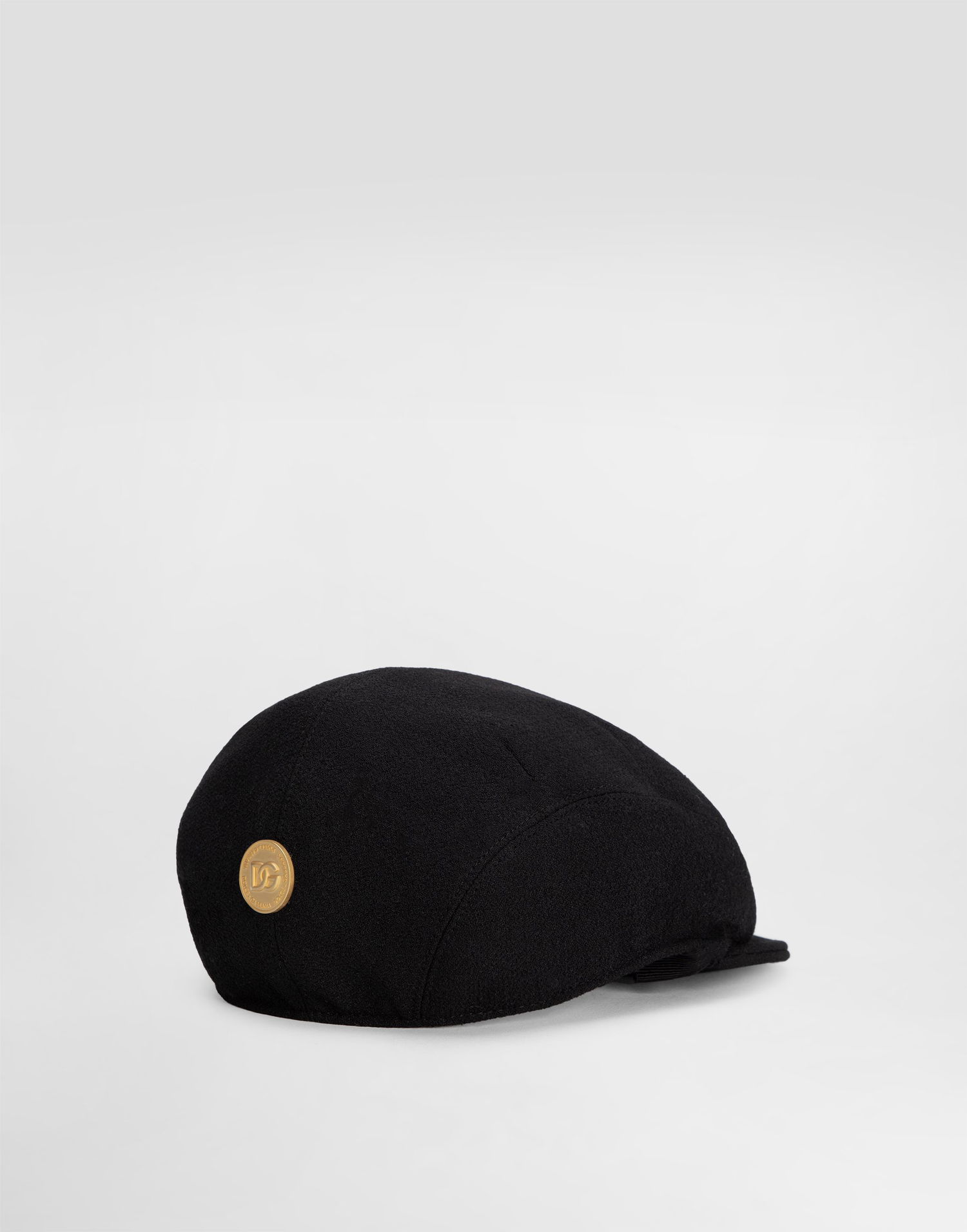 Šiltovka Dolce & Gabbana Dolce & Gabbana Wool Crepe Cap With DG Coin Čierna | FH665AGDDDNN0000, 1