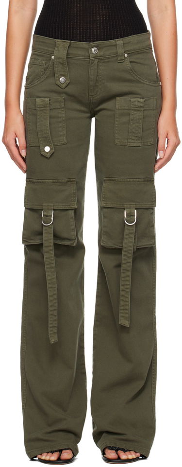 Cargo nohavice Blumarine Cinch Strap Cargo Pants Zelené | A322J104A, 0