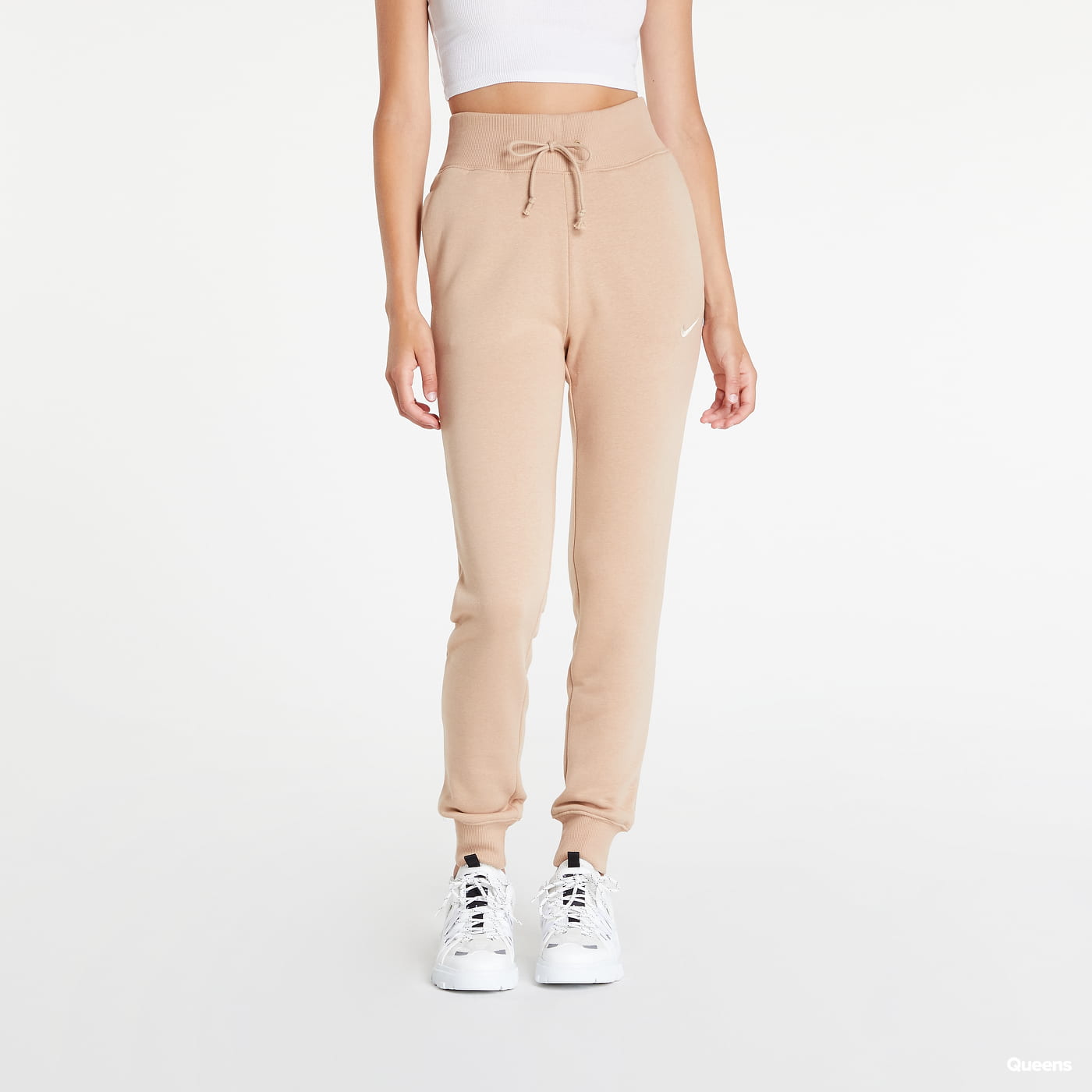 Tepláky Nike Sportswear Phoenix Fleece Pants Béžová | DQ5688-200, 0