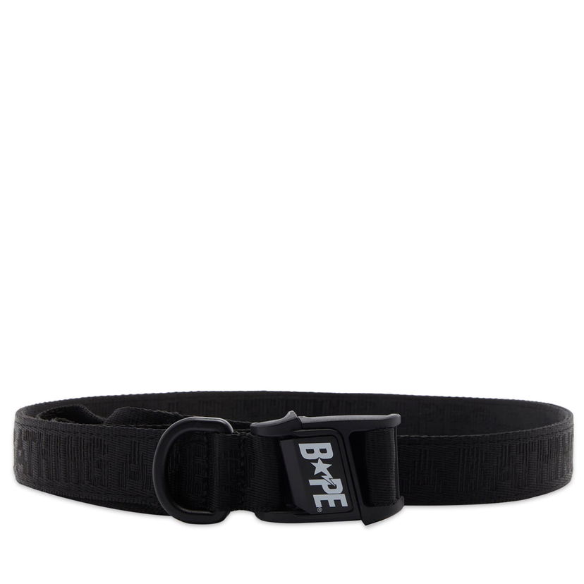 Opasok BAPE A Bathing Ape Logo Tape Belt Čierna | 001BTK301002M-BLK