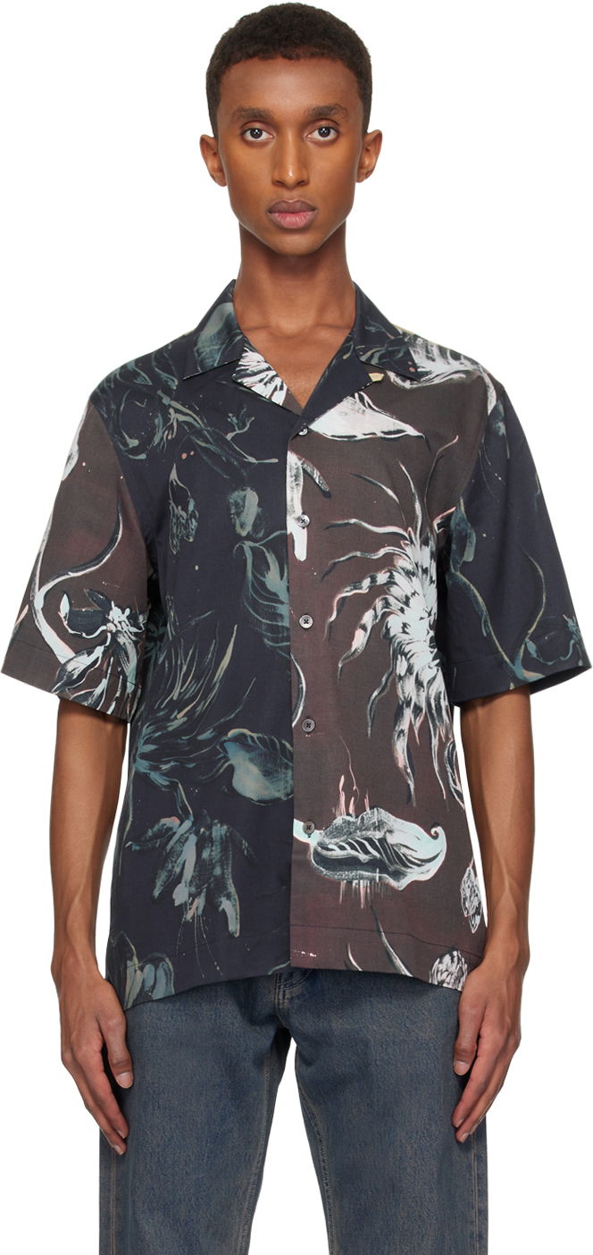 Košeľa Paul Smith Paul Smith Mixed Panel Thistleberry Print Shirt Rôznofarebný | M1R-905UM-N02517-47