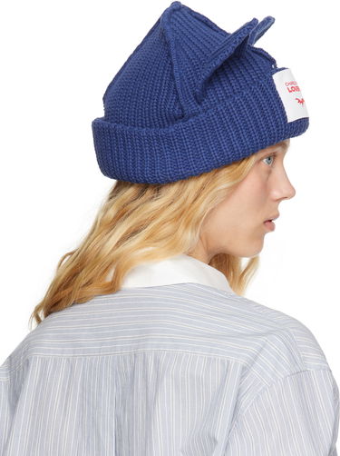 Kulicha Charles Jeffrey Loverboy Charles Jeffrey LOVERBOY Chunky Knit Ears Beanie Modrá | 54130301, 2