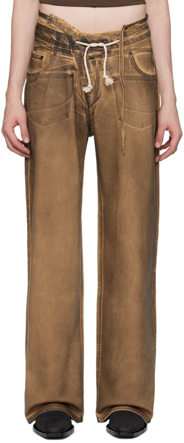 Džínsy Ottolinger Ottolinger Double Fold Jeans Hnedá | 1702808E, 0