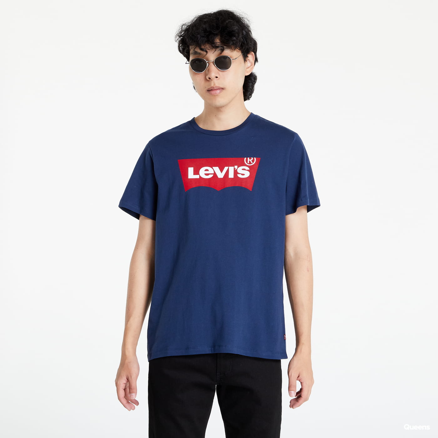 Tričko Levi's Graphic Setin Neck HM Navy | 17783-0139, 0