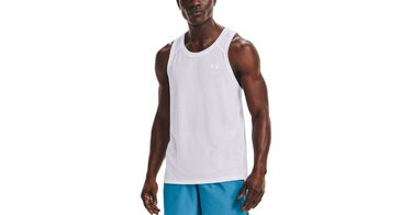 Tielko Under Armour Streaker Singlet Biela | 1361468-100, 1