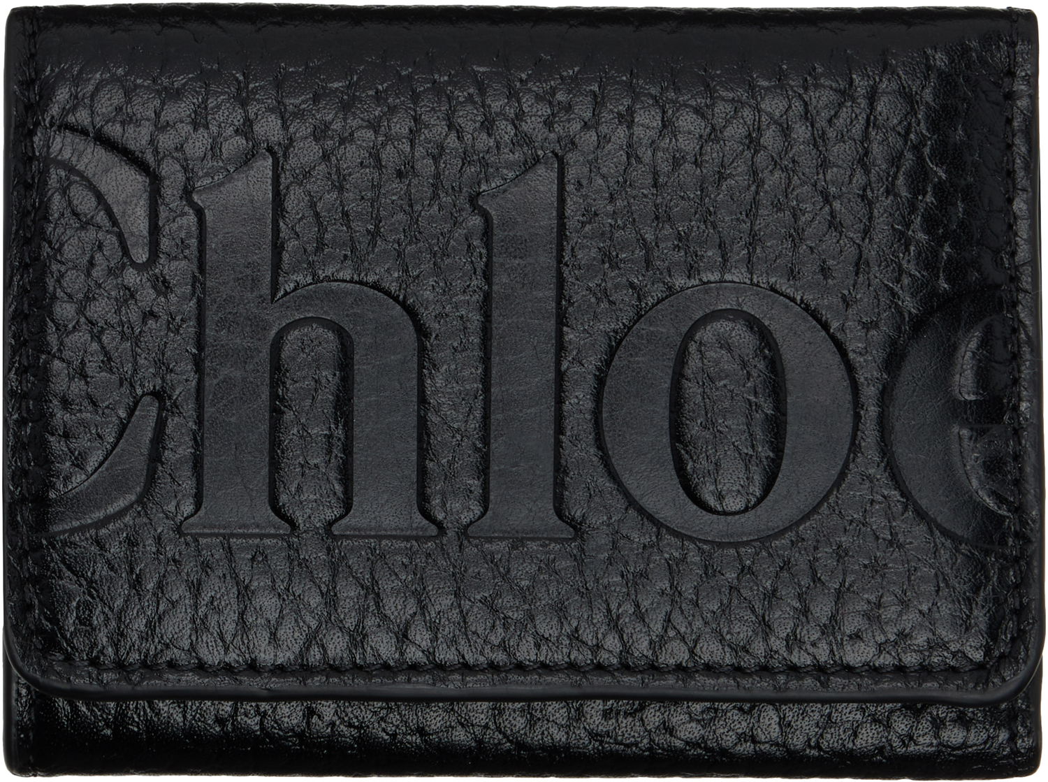 Peňaženka CHLOÉ Logo Wallet Čierna | CHC24WP452O21, 0