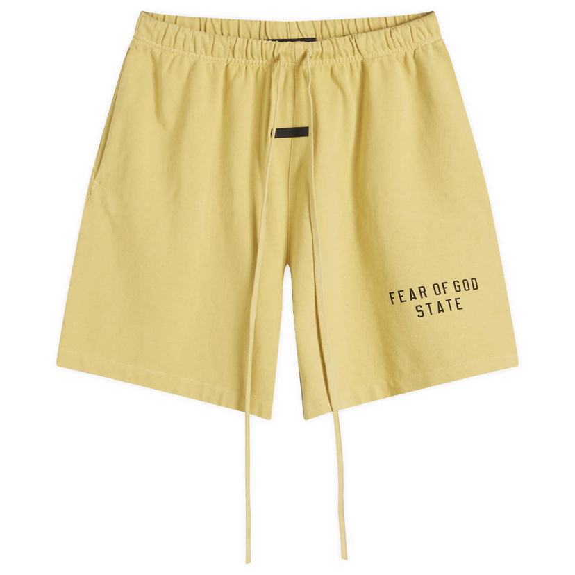 Šortky Fear of God ESSENTIALS Heavy Jersey Soccer Shorts Žltá | 160BT244163F