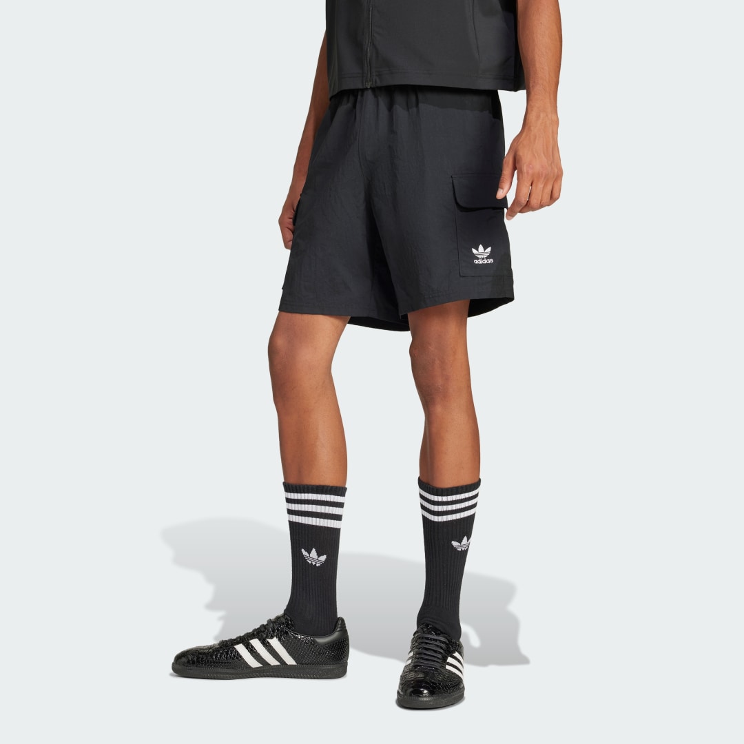 Šortky adidas Performance Essentials Woven Cargo Shorts Čierna | JD0406, 0