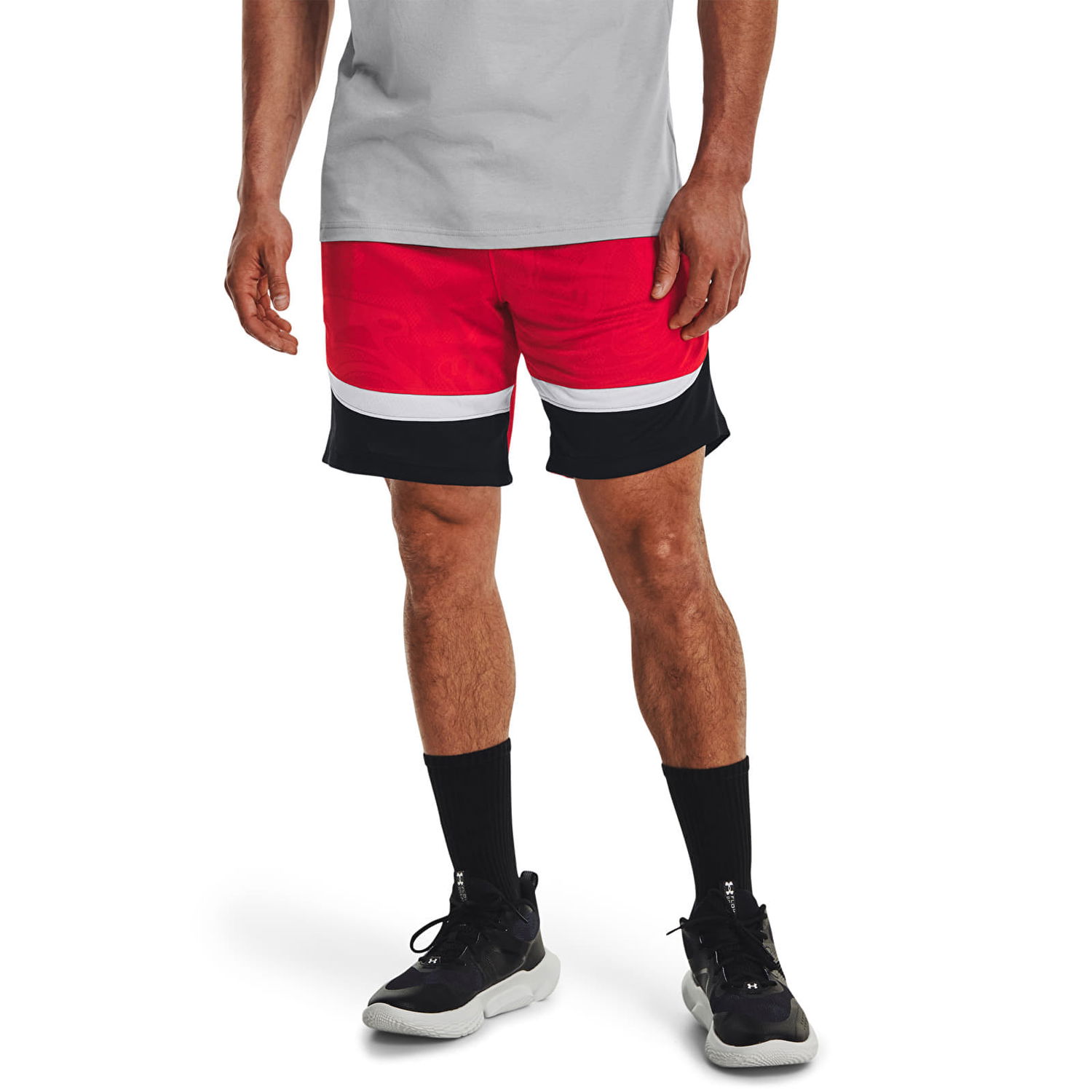 Šortky Under Armour Heatwave Hoops Short Red Červená | 1378596-600, 0