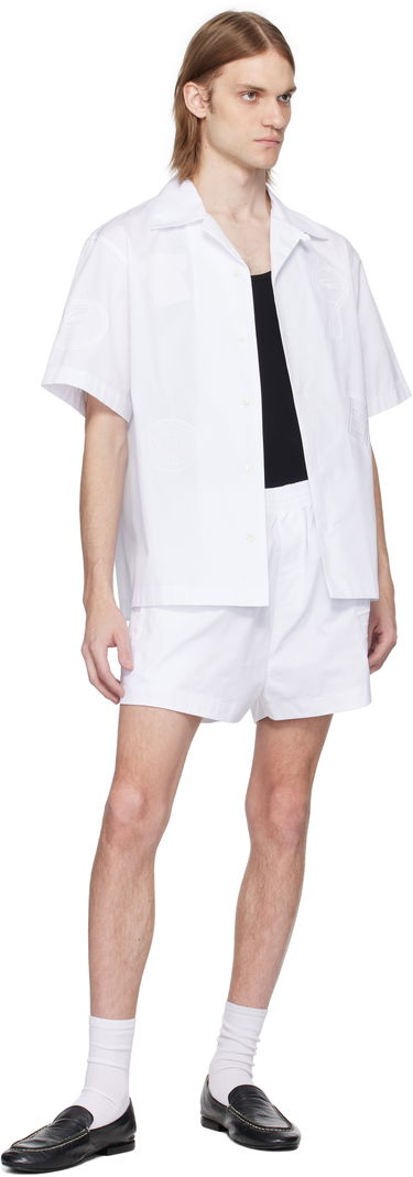 Šortky Lacoste Lacoste Runway Badge Shorts Biela | GH7420, 3