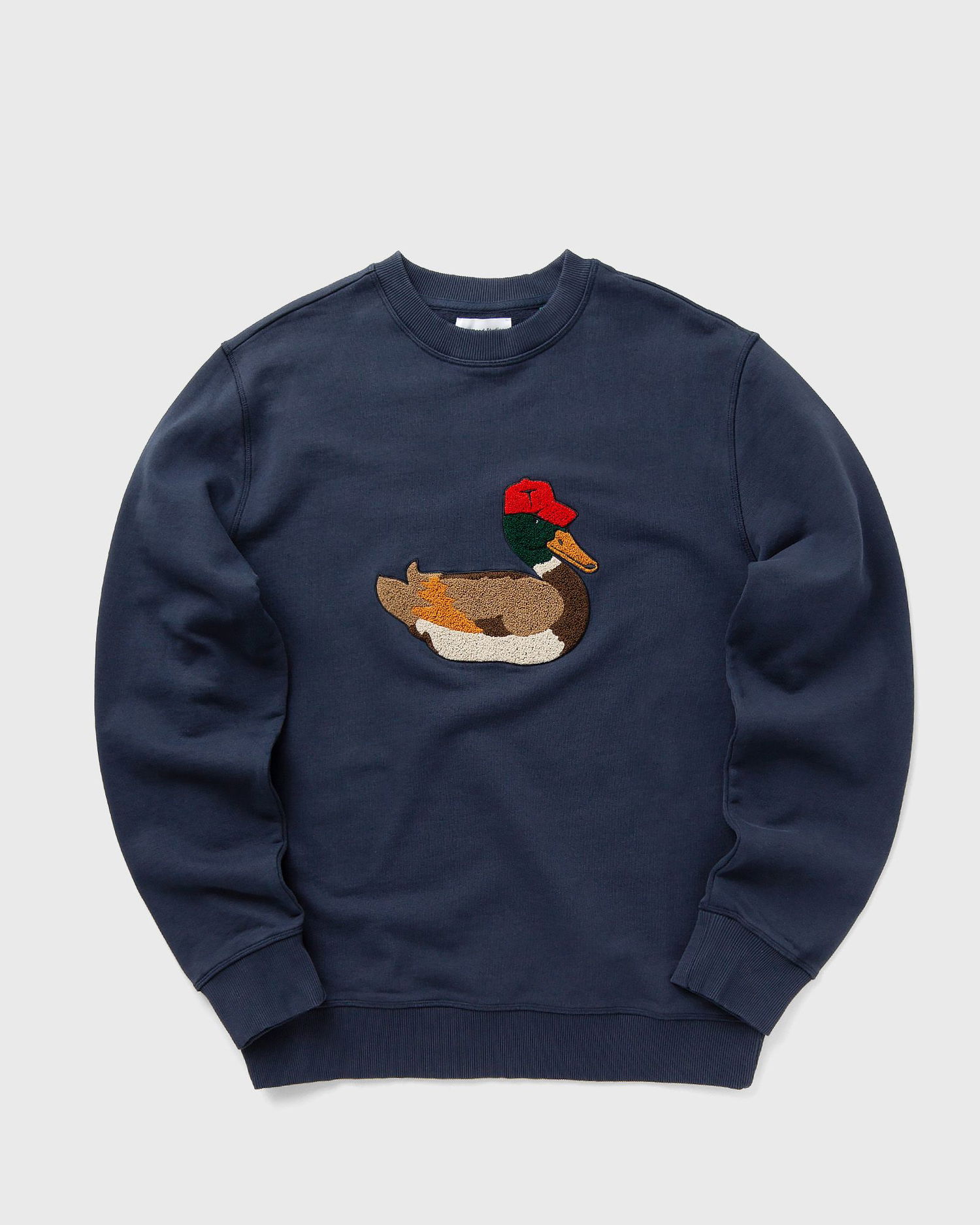 Mikina Edmmond Studios Duck Hunt Crewneck Sweatshirt Navy | 125-40-01590, 0