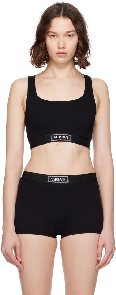 Podprsenka Versace Versace 90s Elastic Bra Čierna | 1015880_1A12037, 0