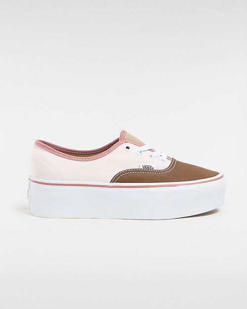 Tenisky a topánky Vans Authentic Stackform Shoes (earthy Blocking Multi Color) Women Multicolour, Size 2.5 Biela | VN000CN0BMG