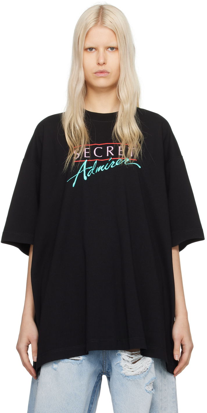 Tričko VETEMENTS 'Secret Admirer' T-Shirt Čierna | UE64TR290B, 0