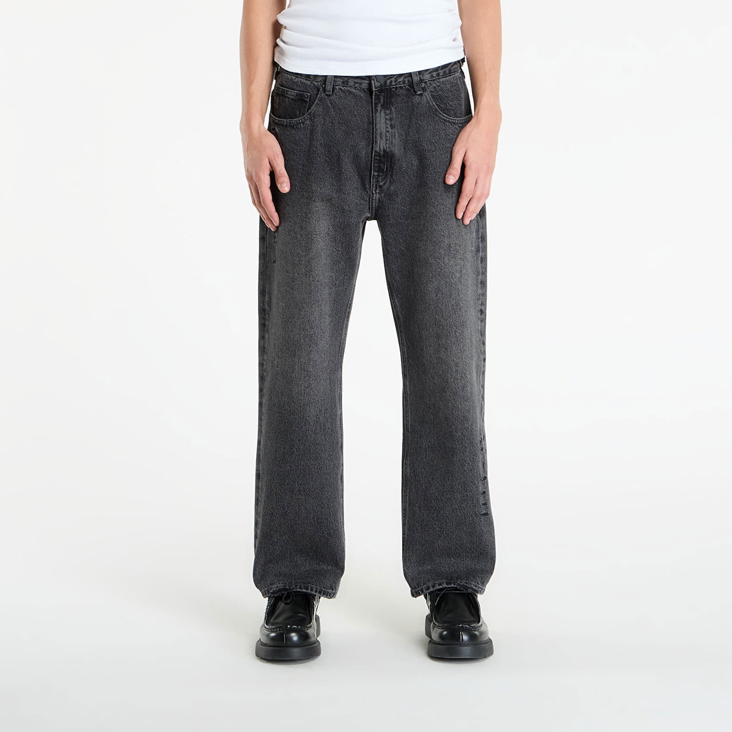 Džínsy Footshop Playboy x FTSHP Denim Pants UNISEX Black Čierna | FTSHP_515, 0