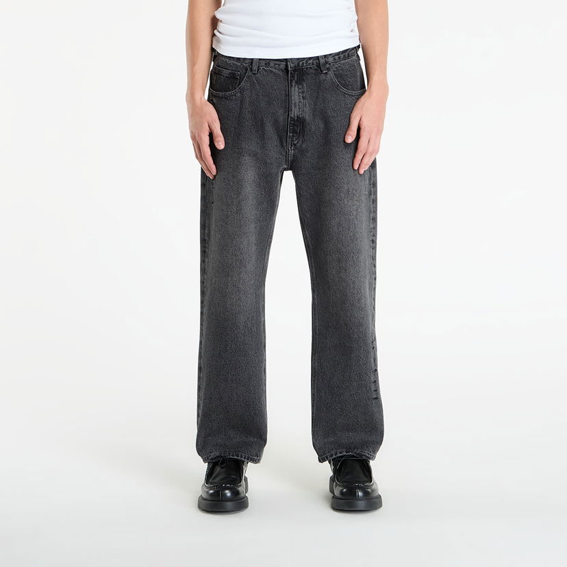 Džínsy Footshop Playboy x FTSHP Denim Pants UNISEX Black Čierna | FTSHP_515