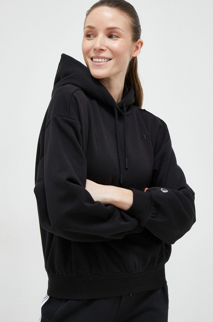 Mikina Champion Hooded Sweatshirt Čierna | 116047, 0