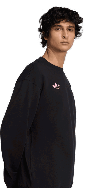 Mikina adidas Originals Originals FC Juventus Turin Lfstlr Crewneck Sweatshirt Čierna | kc7798, 3