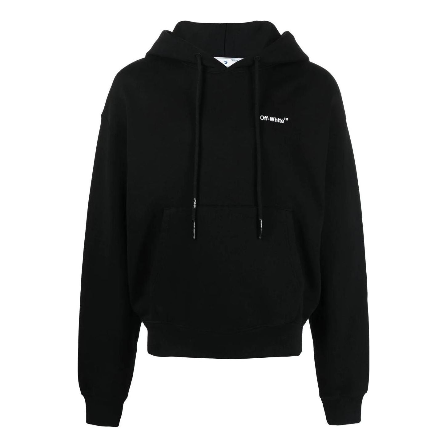 Mikina Off-White Crowning Print Hoodie Čierna | OMBB037C99FLE0071001, 0