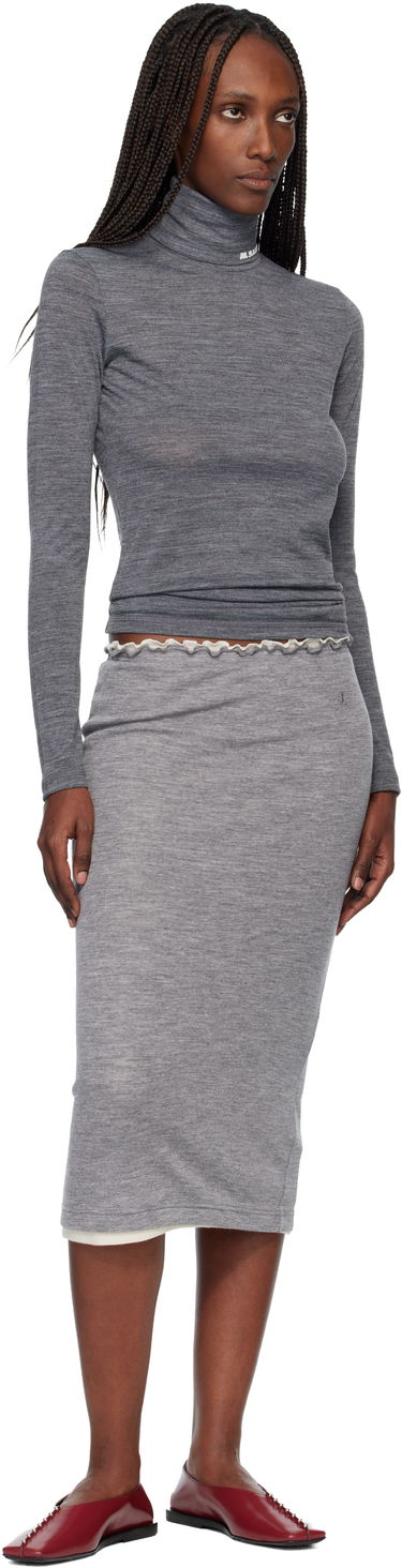 Tenisky a topánky Jil Sander Leather Studded Ballerina Flats Vínová | J15WZ0037_P7032, 4