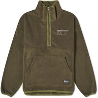 Sveter Neighborhood Fleece Half Zip Crew Sweater "Olive Drab" Hnedá | 232OKNH-CSM06-OD, 1