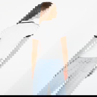 Polo tričko adidas Originals Fluffy Knit Cali Short Sleeve Polo Top Biela | KE1301, 2