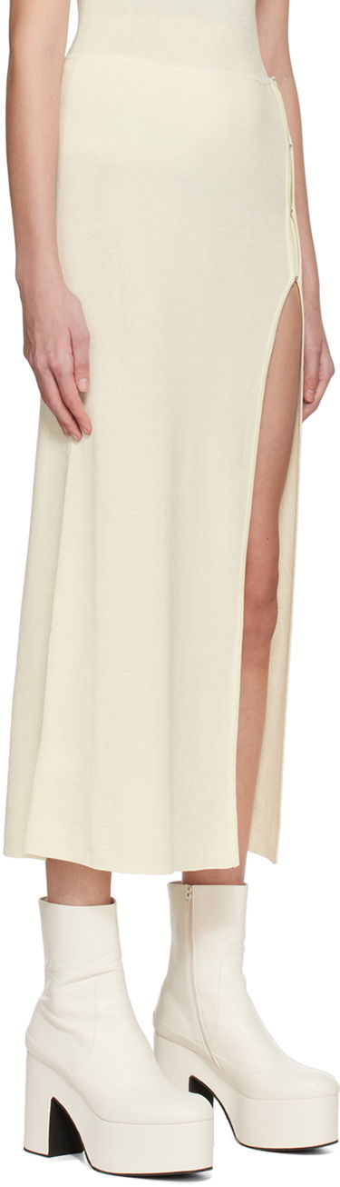 Sukňa BEC + BRIDGE BEC + BRIDGE Sorrento Midi Skirt with Side Slit Čierna | H22-30388, 4