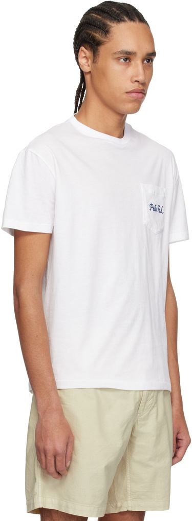 Tričko Polo by Ralph Lauren Polo Ralph Lauren Classic Fit Pocket Jersey T-Shirt Biela | 710963816001, 1