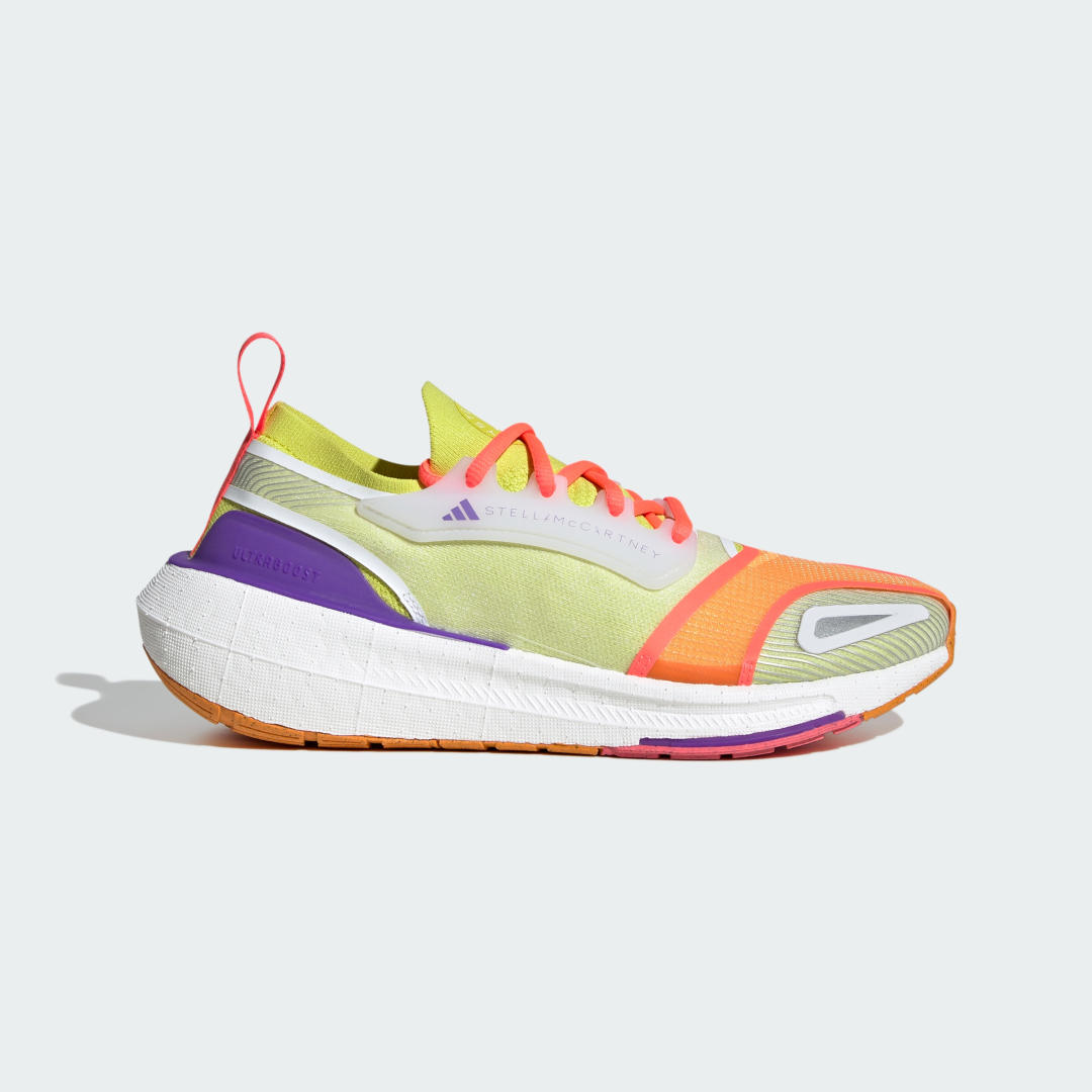 by Stella McCartney Ultraboost Light "Shock Lime/Unity Orange"